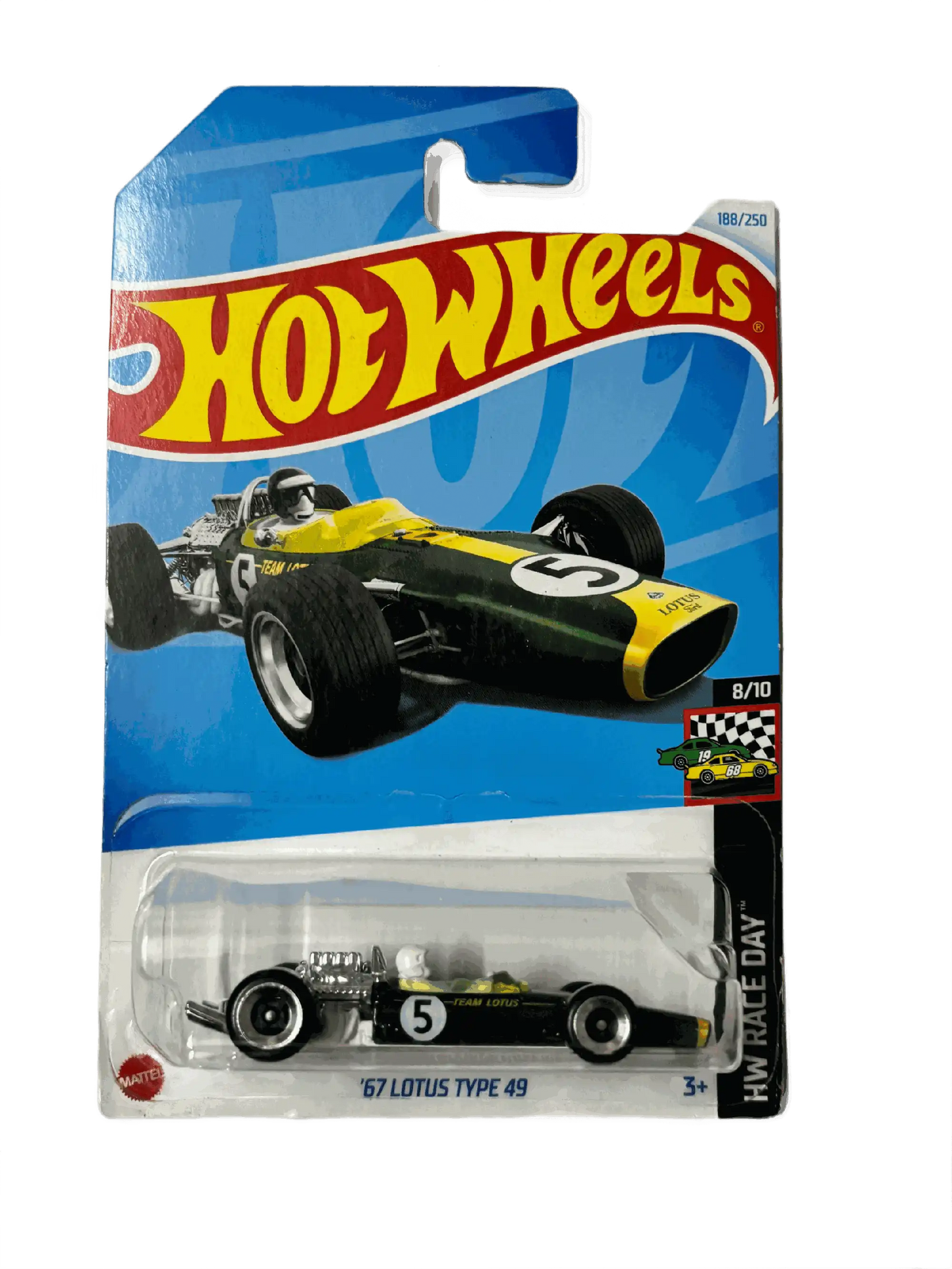 Lotus 1967 Type 49 Green Yellow Hot Wheels