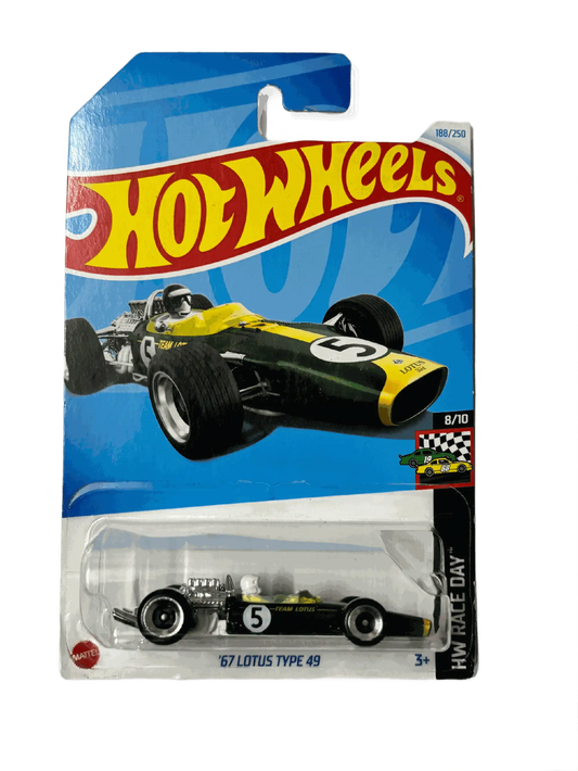 Lotus 1967 Type 49 Green Yellow Hot Wheels