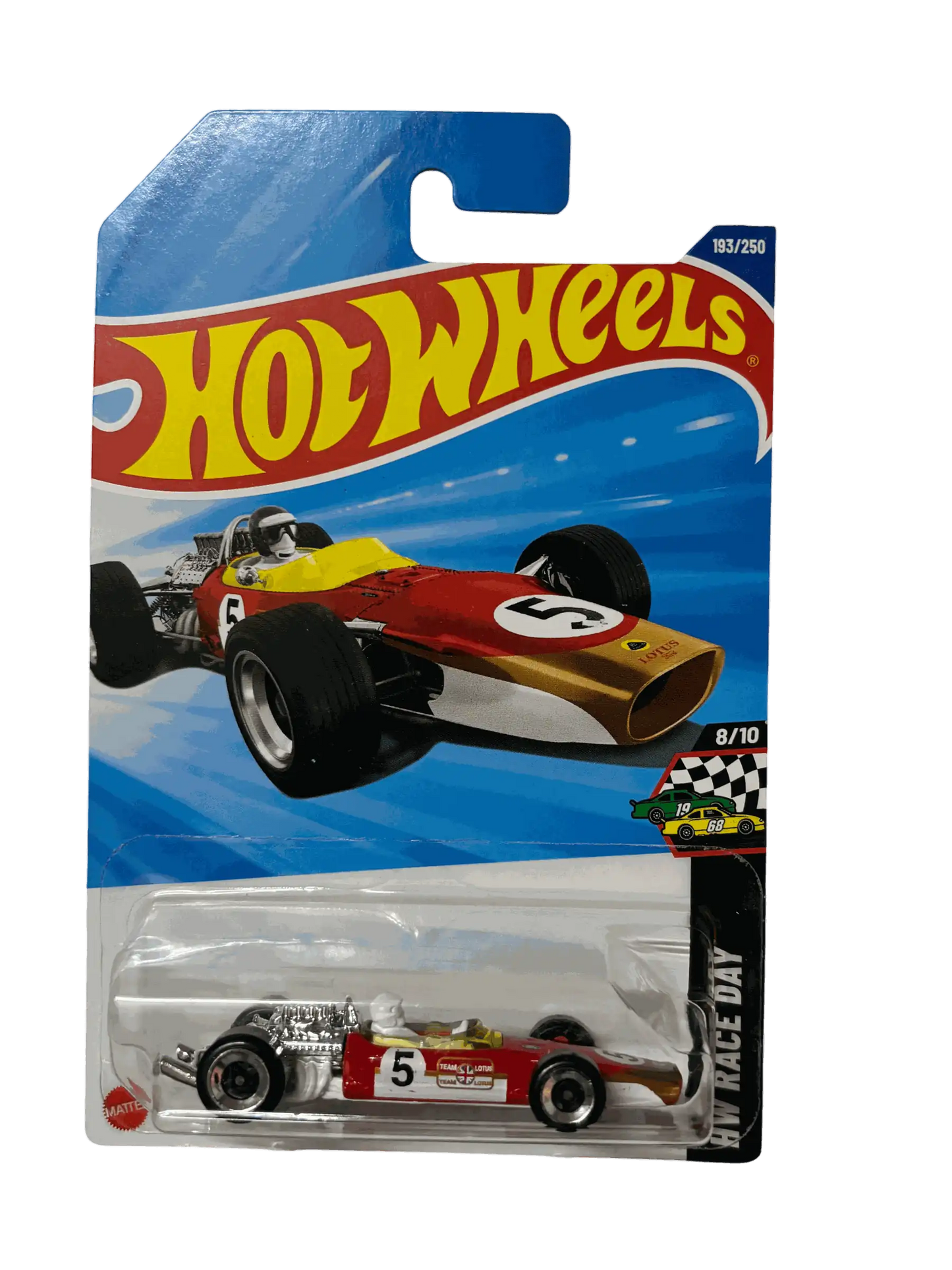 Lotus 1967 Type 49 Red White Hot Wheels