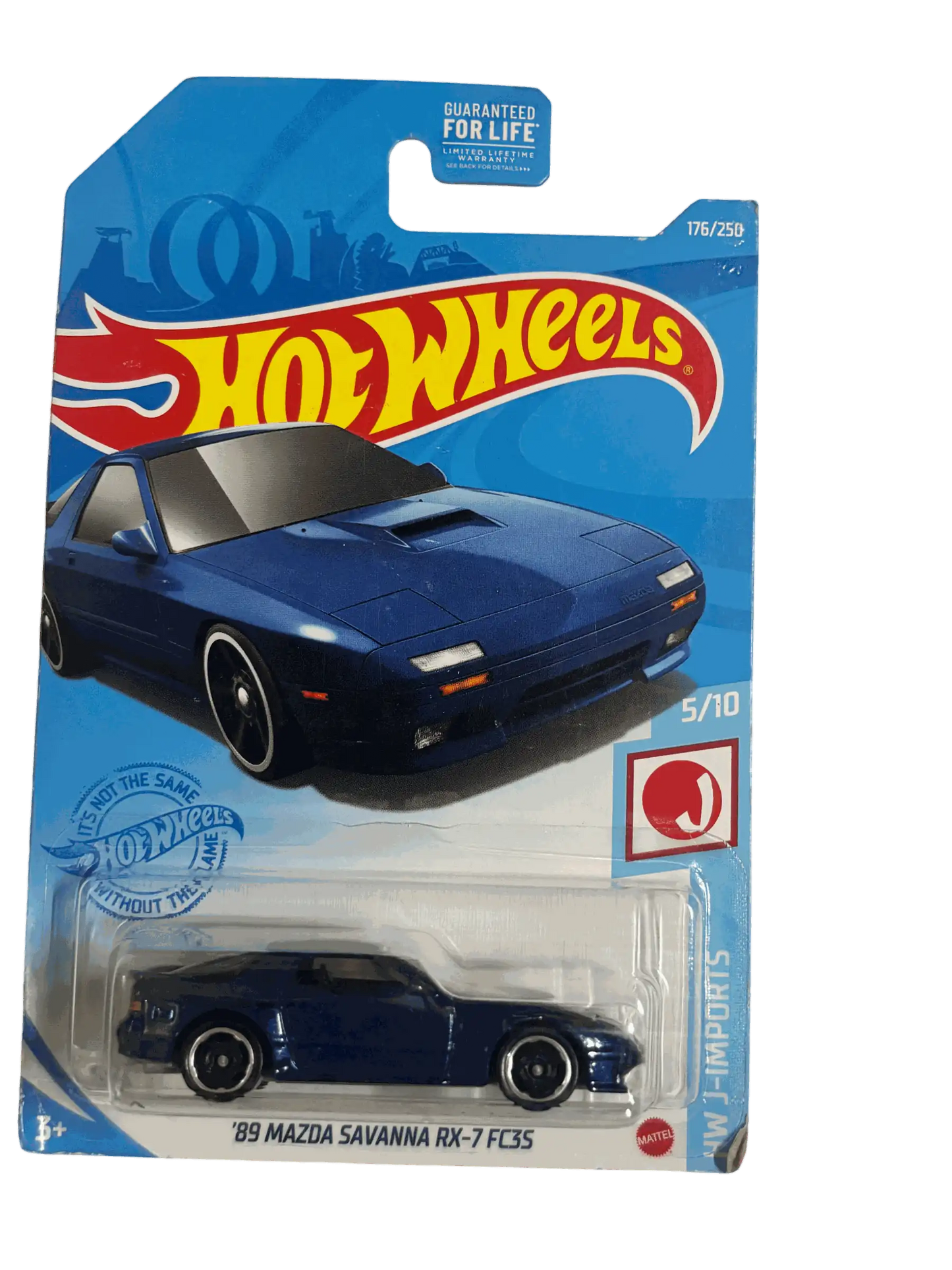 Mazda 1989 Savanna RX-7 FC3S Blue Hot Wheels (Imported)