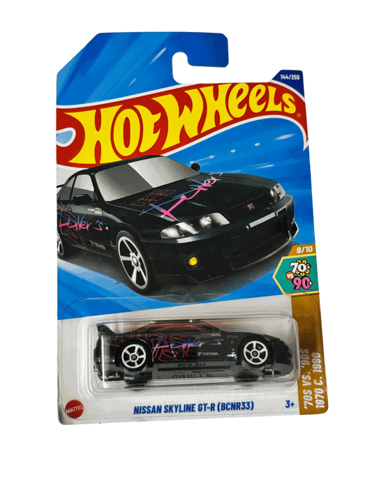 Nissan Skyline GTR 33 Black Hot Wheels