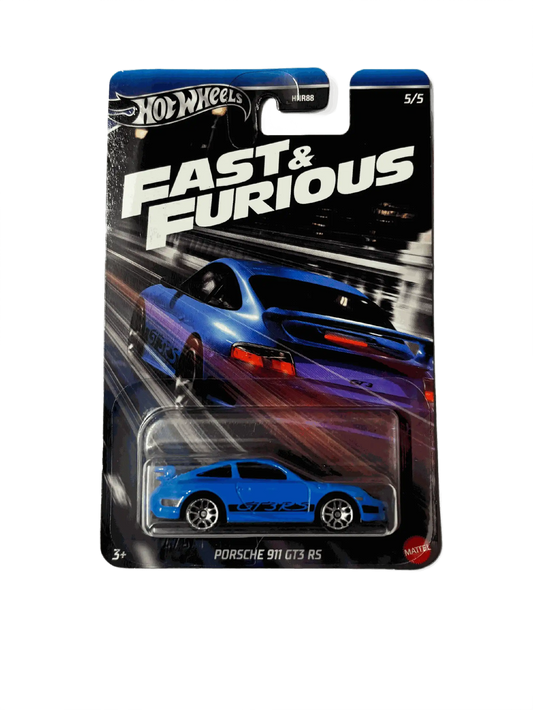 Porsche 911 GT3 RS Blue Hot Wheels (Imported)