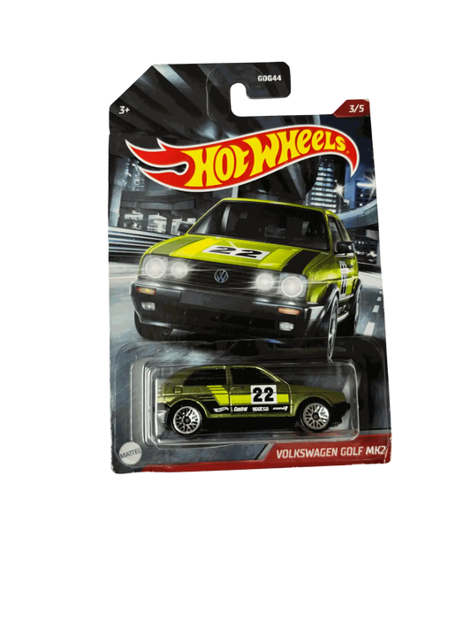 Volkswagen Golf Mk2 Green Hot Wheels Wal-mart Exclusive (Imported)