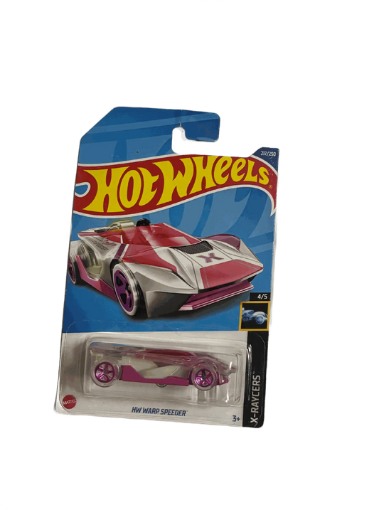 Warp Speeder White Pink Treasure Hunt Hot Wheels (Imported)
