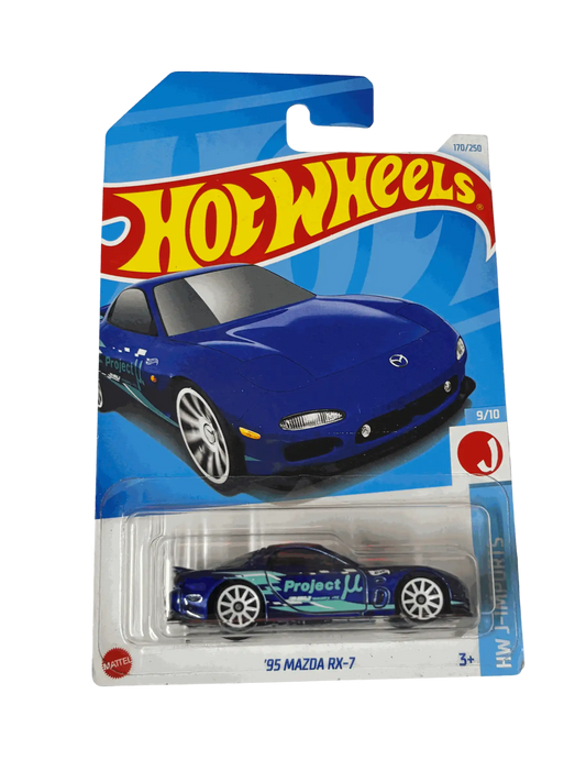 Mazda RX-7 Blue Hot Wheels