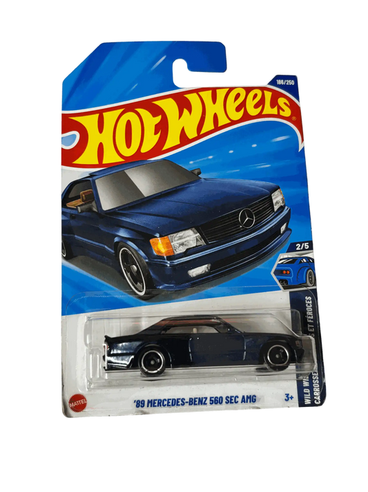 Mercedes Benz 560 SEC Blue Hot Wheels