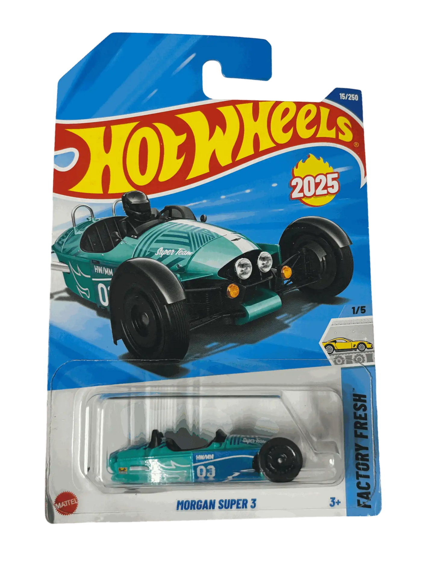 Morgan Super 3 Teal Hot Wheels