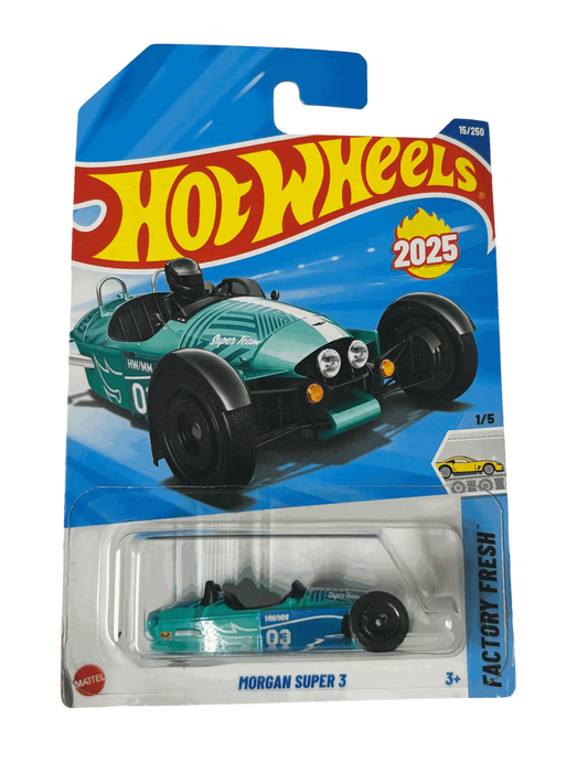 Morgan Super 3 Teal Hot Wheels