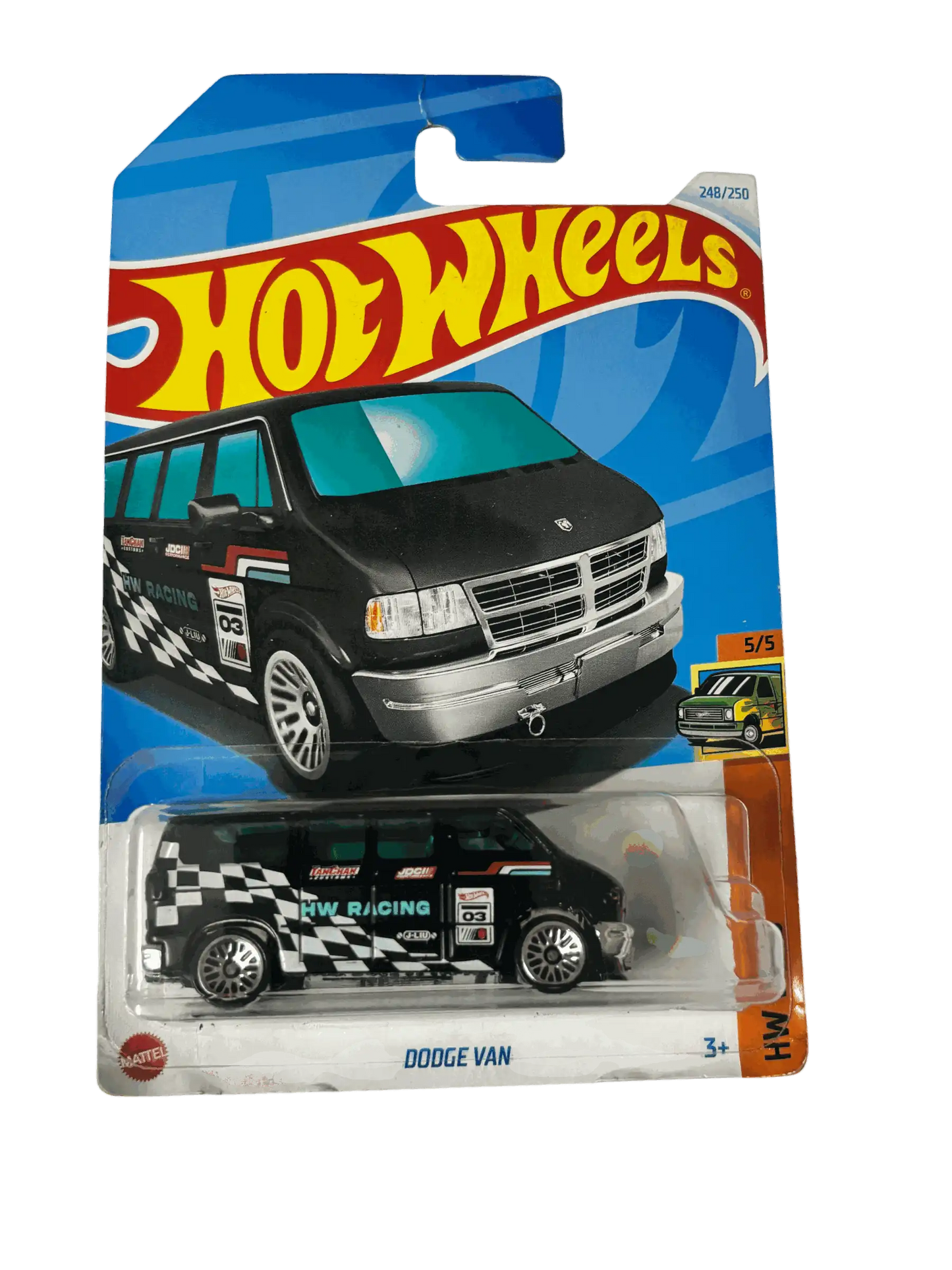 Dodge Van Black Hot Wheels