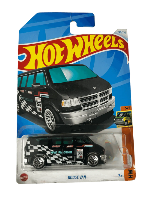 Dodge Van Black Hot Wheels