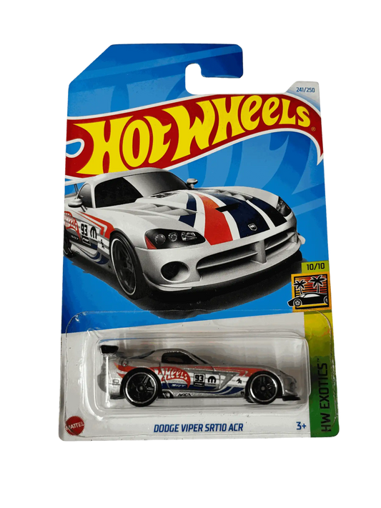 Dodge Viper SRT10 ACR Silver Hot Wheels